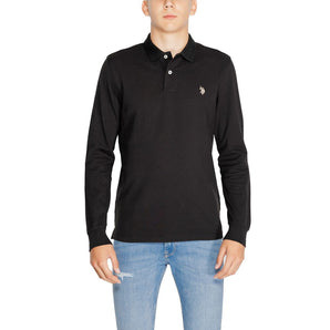 US POLO ASSN. Black Cotton T-Shirt