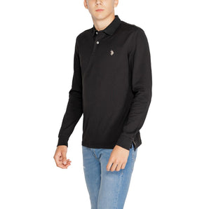 US POLO ASSN. Black Cotton T-Shirt