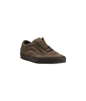 Vans Brown Suede Leather Low Top Sneakers