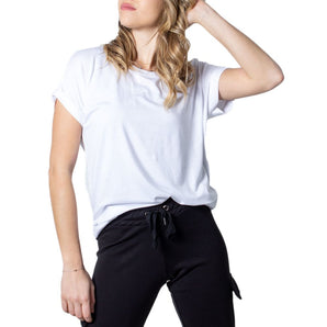 Only White Polyester Tops &amp; T-Shirts