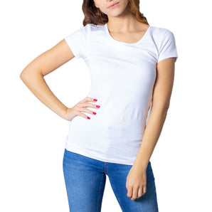 Only White Cotton Tops &amp; T-Shirts