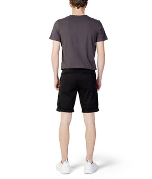 Jack Jones Black Cotton Shorts