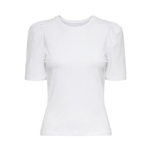 Only White Cotton Tops &amp; T-Shirts