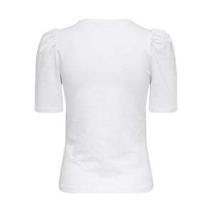 Only White Cotton Tops &amp; T-Shirts