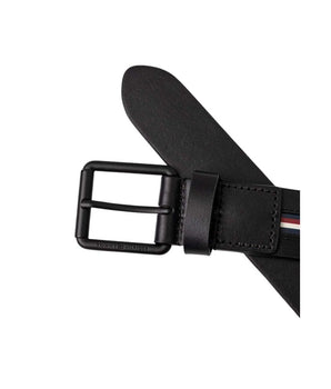 Tommy Hilfiger Black Leather Regular Belt