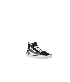 Vans Black And White Leather Sneaker Vans 
