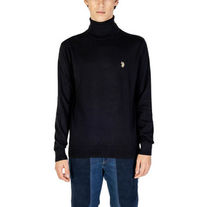 US POLO ASSN. black cotton sweater