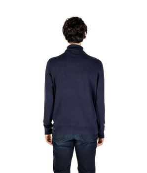 US POLO ASSN. Blue Cotton Turtleneck