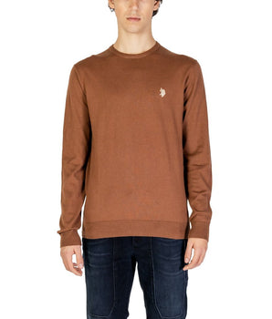 US POLO ASSN. Beige Cotton Sweatshirt