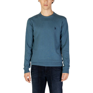 US POLO ASSN. Blue Cotton Sweater