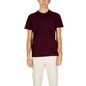 US POLO ASSN. Bordeaux Cotton T-Shirt