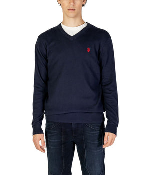 US POLO ASSN. Blue Cotton Cashmere Sweater