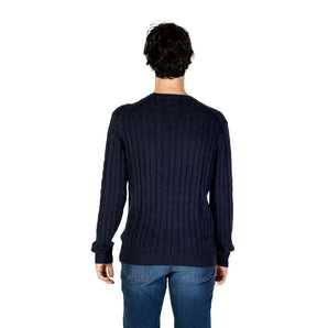 US POLO ASSN. Blue Cotton Sweater