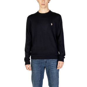 US POLO ASSN. black cotton sweater