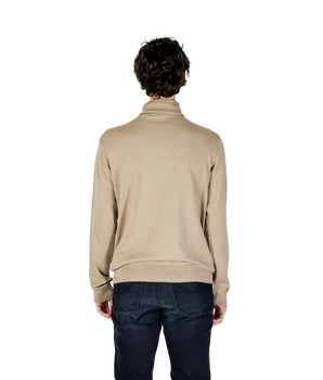 US POLO ASSN. Beige Cotton Turtleneck