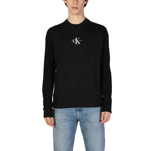 Suéter de algodón negro de Calvin Klein Jeans