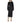 Vila Clothes Black Polyester Midi Dress