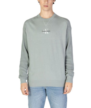 Calvin Klein Jeans Green Cotton Sweatshirt