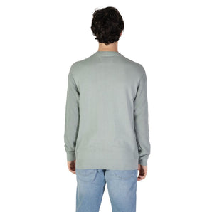 Suéter de algodón verde de Calvin Klein Jeans