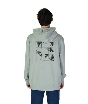 Calvin Klein Jeans Green Cotton Hoodie
