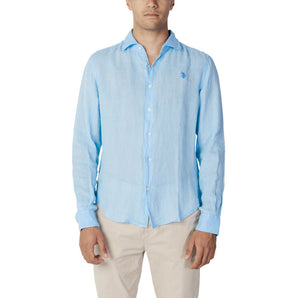 US POLO ASSN. Blue Linen Shirt