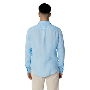 US POLO ASSN. Blue Linen Shirt