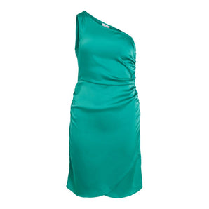 Vila Clothes Vestido Poliester Verde