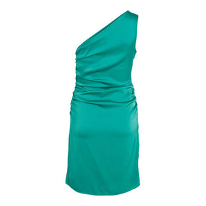 Vila Clothes Vestido Poliester Verde