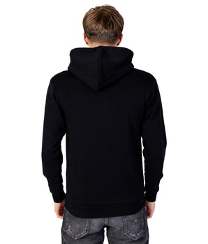 Jack Jones Black Polyester Hoodie