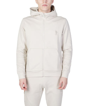 U.S. POLO ASSN. Beige Cotton Hoodie