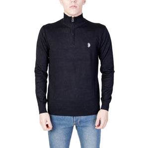 US POLO ASSN. black cotton sweater