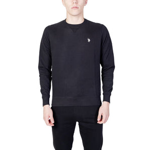 US POLO ASSN. black cotton sweater