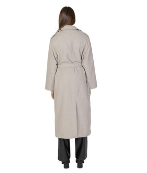 Only Beige Polyester Jackets &amp; Coat