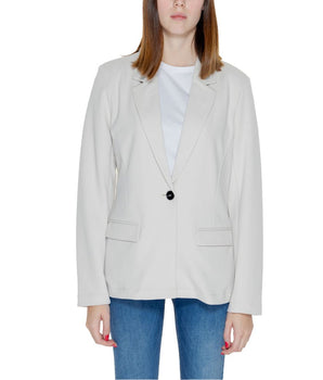 Only Beige Polyester Blazer