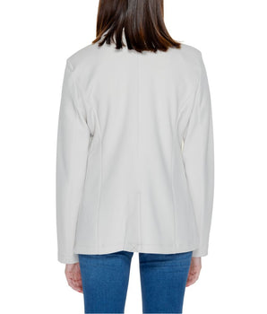 Only Beige Polyester Blazer