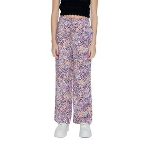 Only Purple Viscose Jeans &amp; Pant