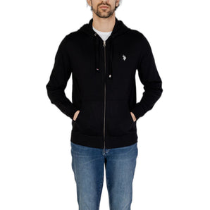 US POLO ASSN. black cotton sweater