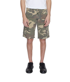 U.S. POLO ASSN. Beige Cotton Bermuda Shorts