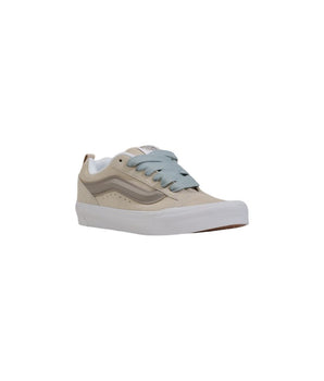 Vans Beige Leather Low Top Sneakers