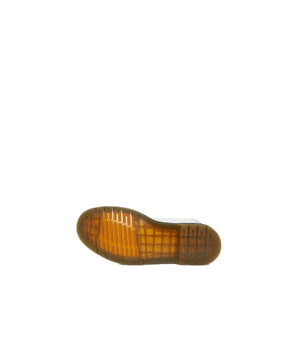 Bota de cuero blanca Dr. Martens