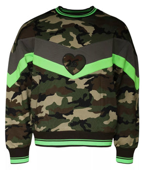 Dolce & Gabbana Multicolor Camouflage Sweatshirt Sweater