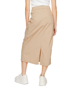 Street One Beige Cotton Skirt