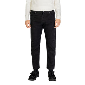 Gianni Lupo Black Cotton Pant
