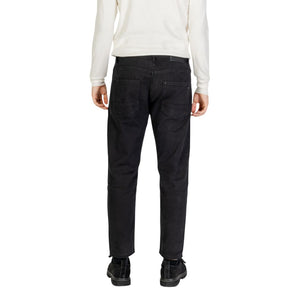 Gianni Lupo Black Cotton Pant