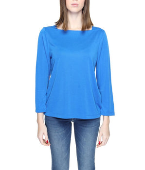 Camisetas y camiseta de modal azul Street One