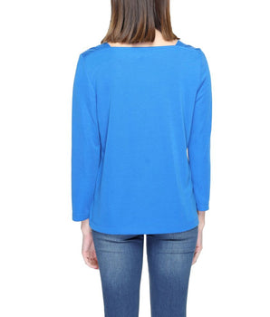 Camisetas y camiseta de modal azul Street One