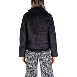 Street One Black Polyester Jackets &amp; Coat