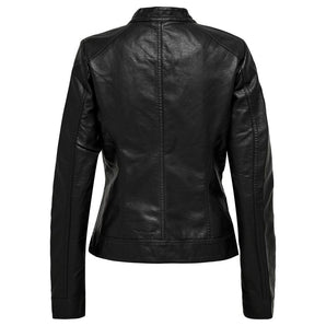 Only Black Polyester Jackets &amp; Coat