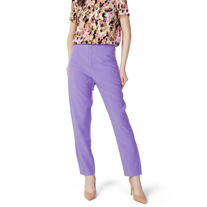 Only Purple Polyester Jeans &amp; Pant