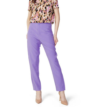 Only Purple Polyester Pants